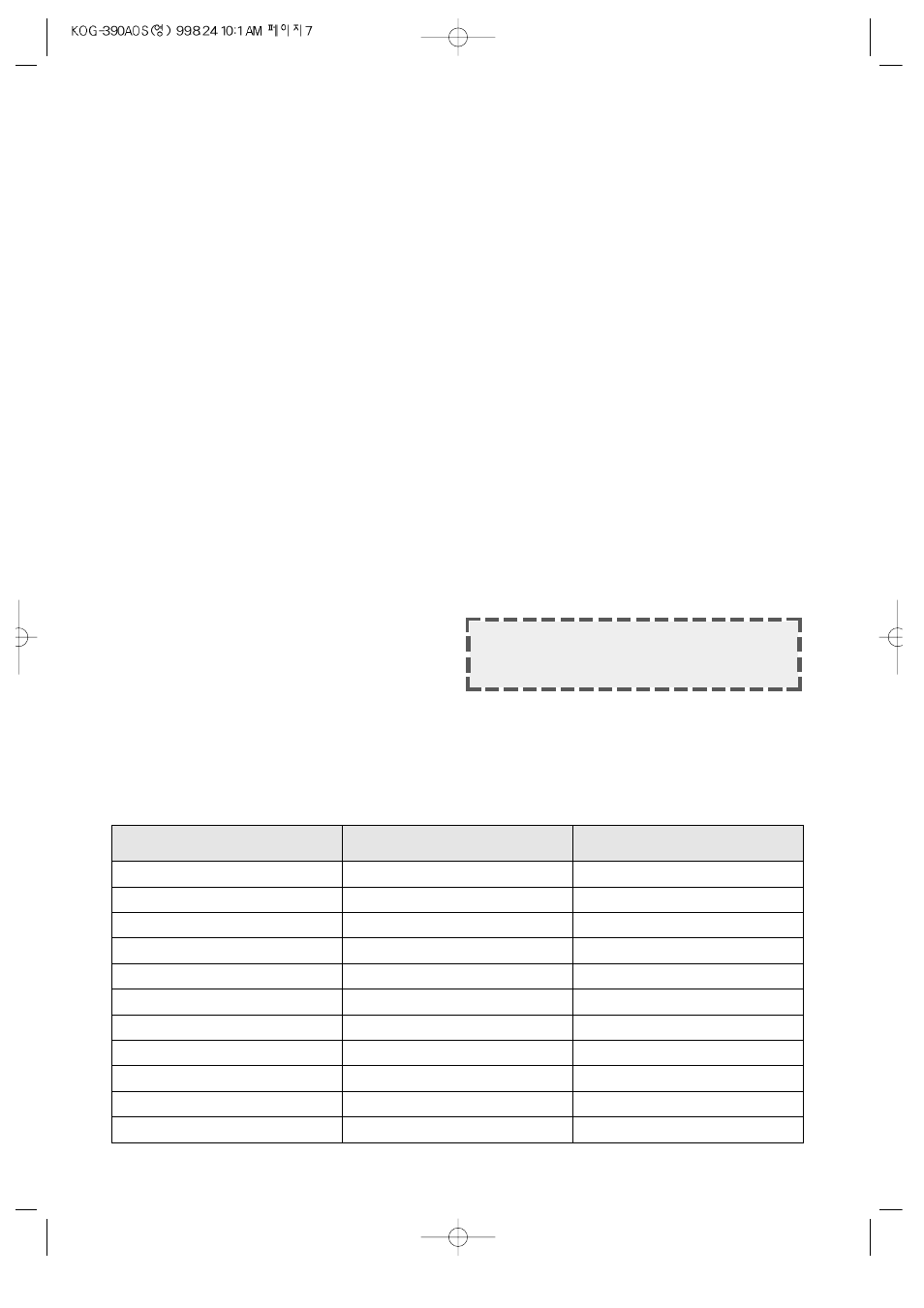 Operation procedure | Daewoo KOG-390A User Manual | Page 8 / 18