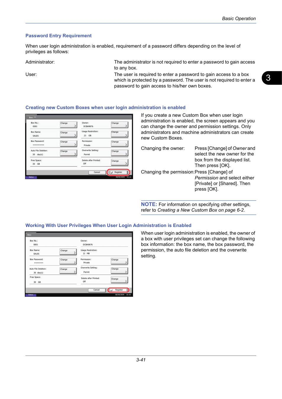 Basic operation 3-41 | TA Triumph-Adler DCC 2725 User Manual | Page 113 / 436