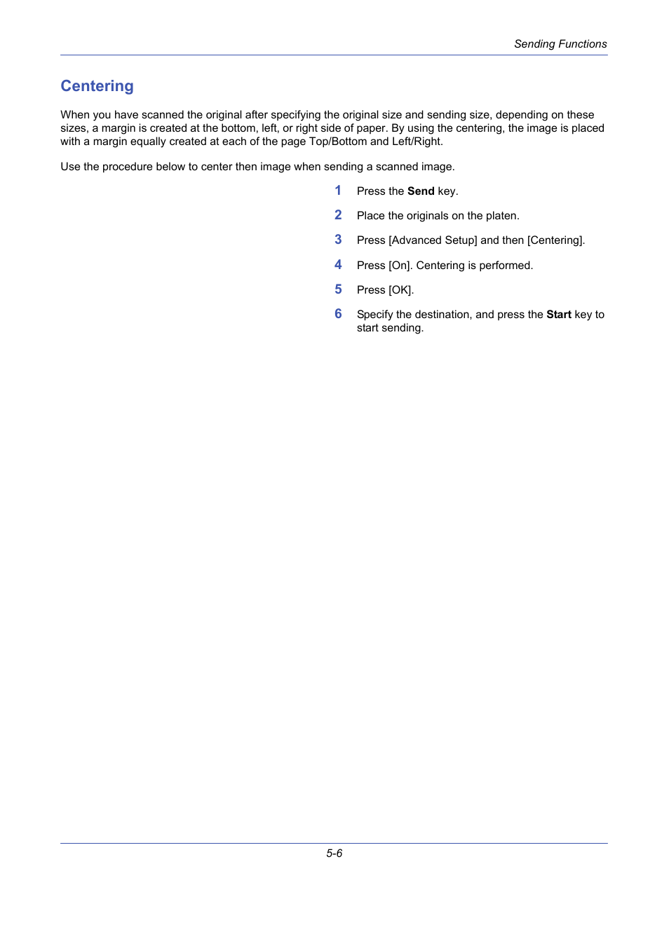 Centering, Centering -6 | TA Triumph-Adler DCC 2725 User Manual | Page 174 / 436