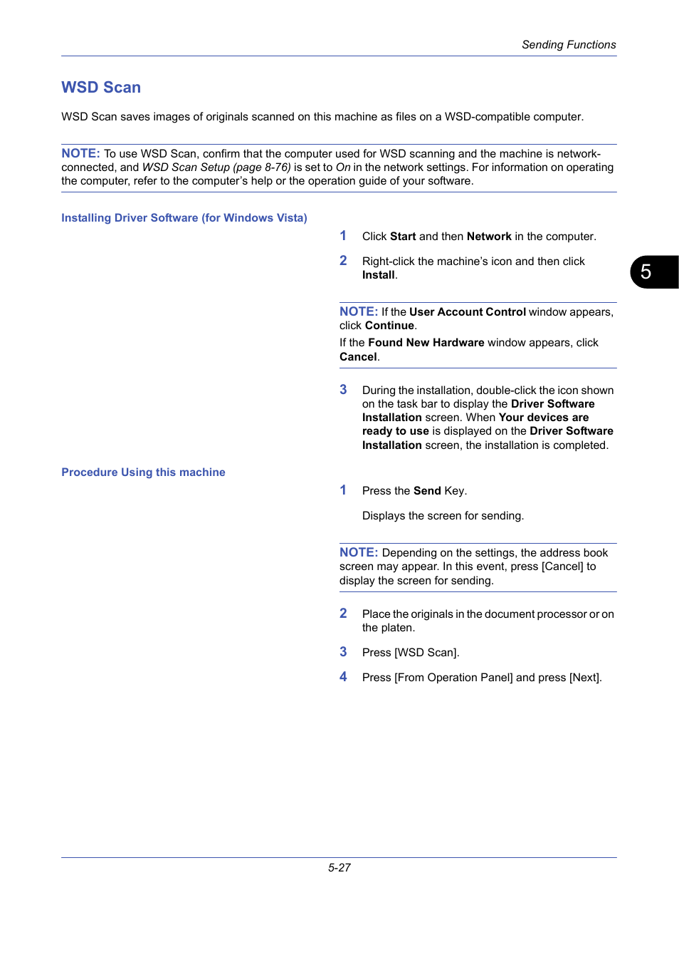 Wsd scan, Wsd scan -27 | TA Triumph-Adler DCC 2725 User Manual | Page 195 / 436