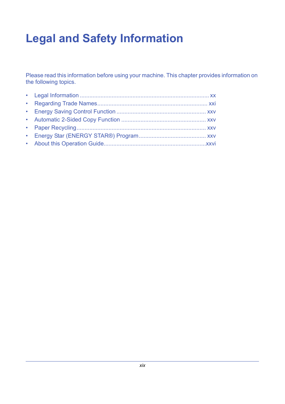 Legal and safety information | TA Triumph-Adler DCC 2725 User Manual | Page 21 / 436