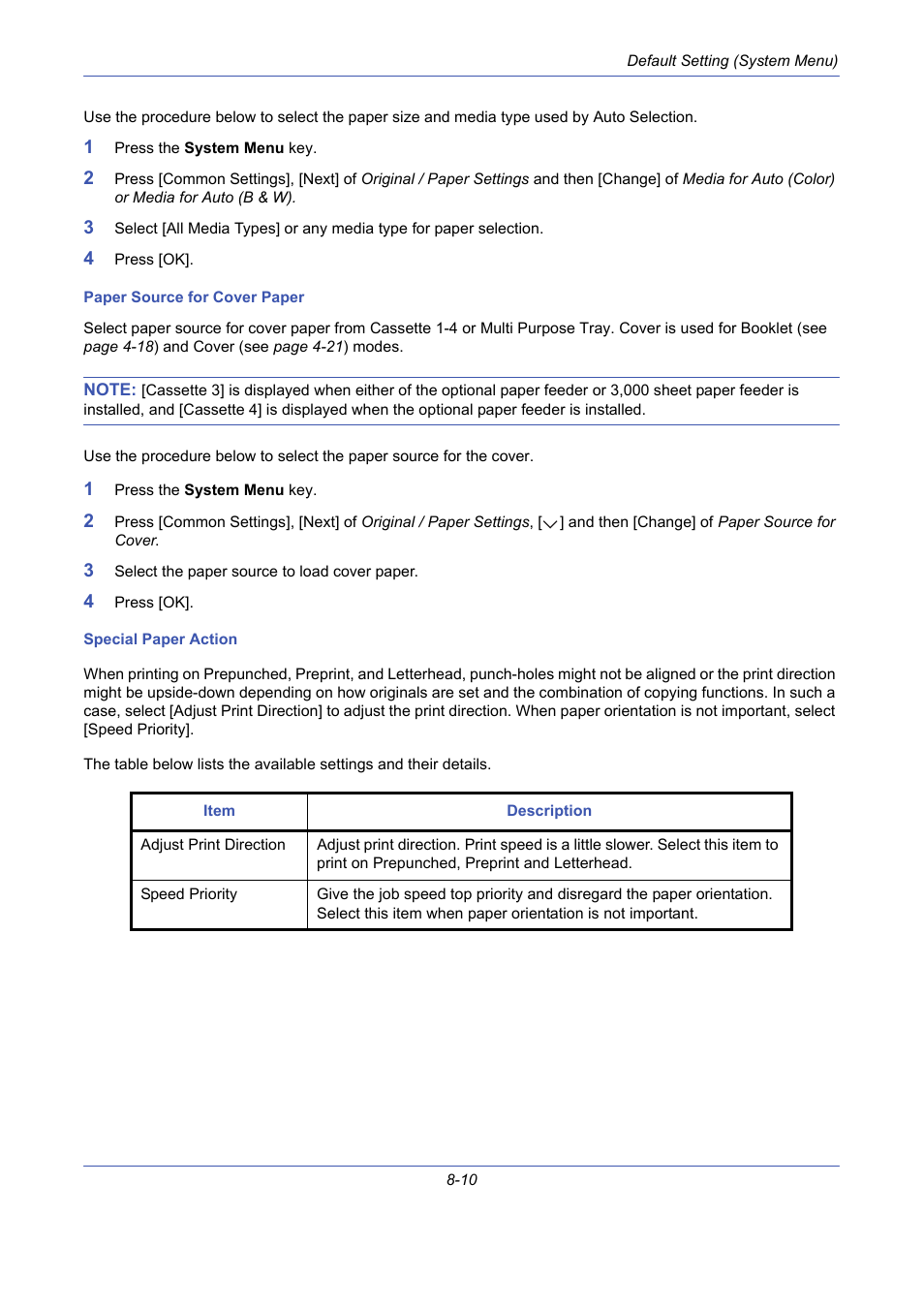 TA Triumph-Adler DCC 2725 User Manual | Page 250 / 436