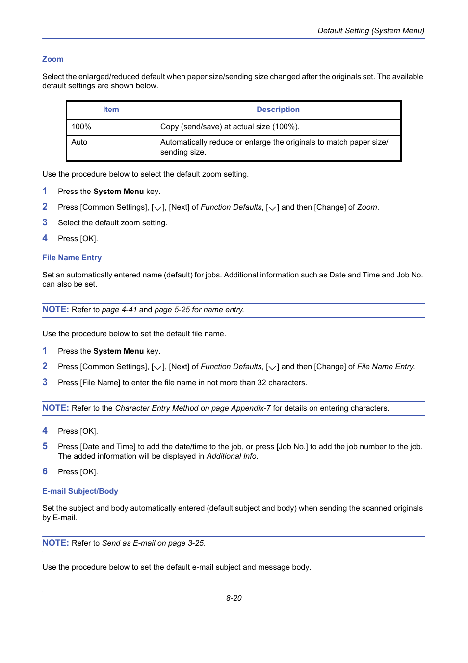 TA Triumph-Adler DCC 2725 User Manual | Page 260 / 436