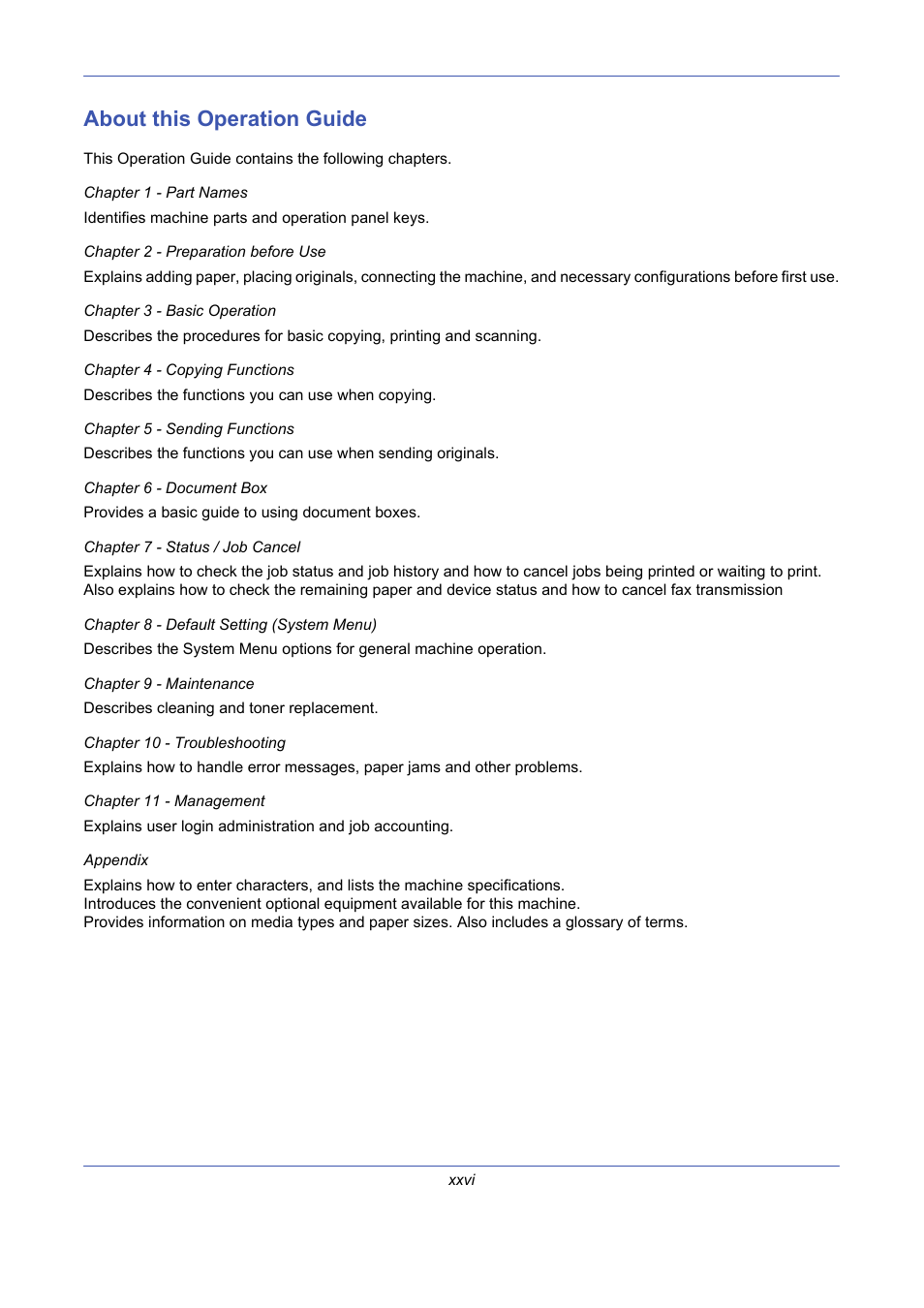 About this operation guide | TA Triumph-Adler DCC 2725 User Manual | Page 28 / 436