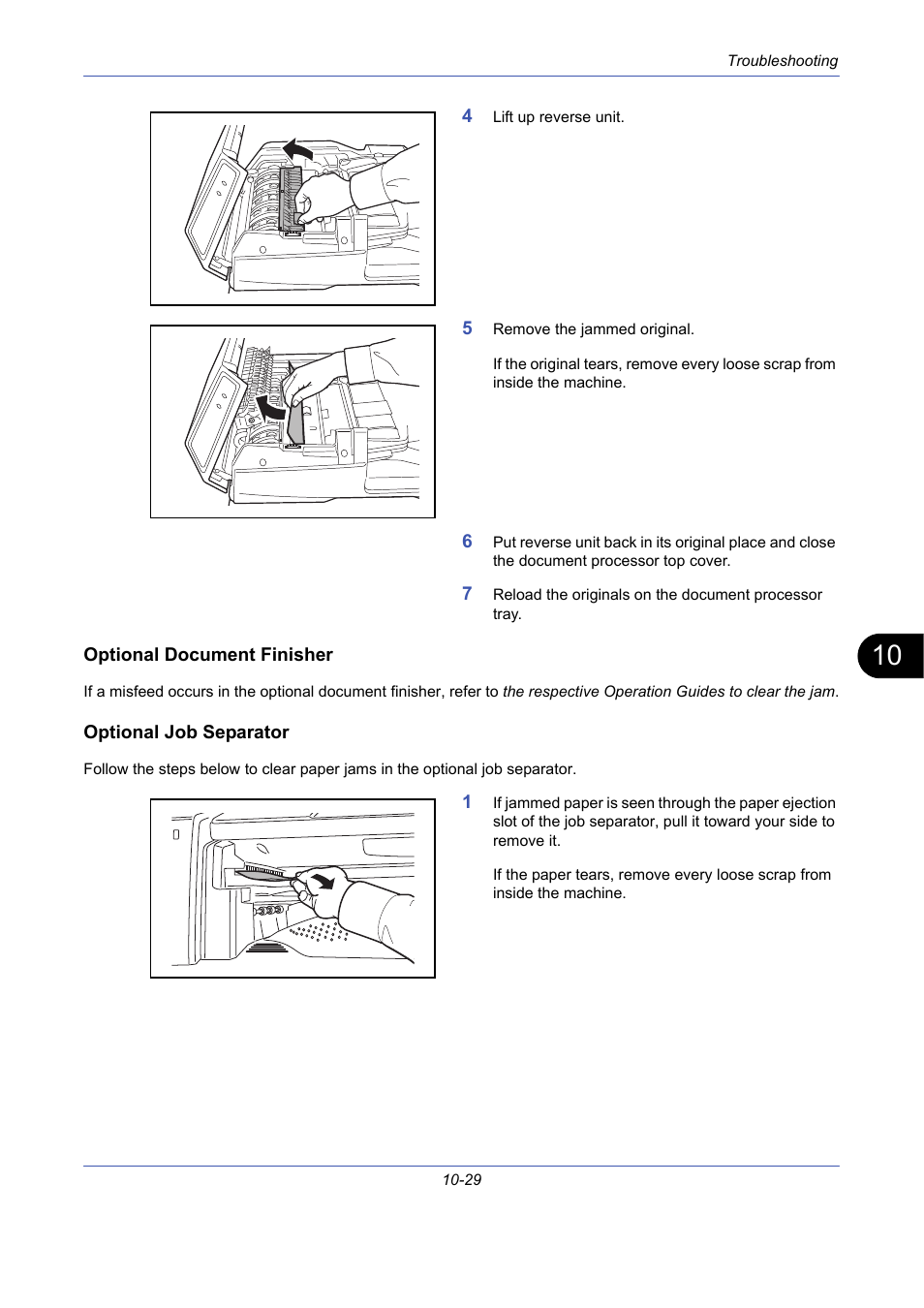 Optional document finisher, Optional job separator | TA Triumph-Adler DCC 2725 User Manual | Page 365 / 436