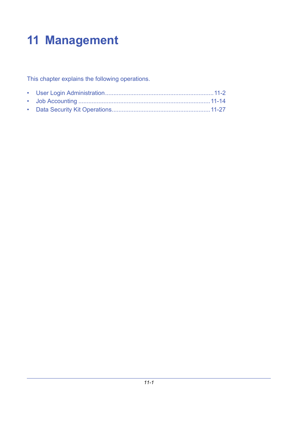 11 management, Management, 11 - management | TA Triumph-Adler DCC 2725 User Manual | Page 367 / 436