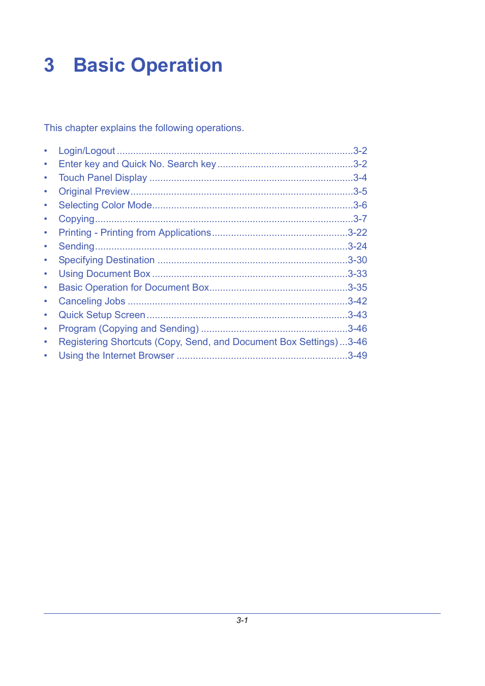 3 basic operation, Basic operation, R 3 - basic operation | TA Triumph-Adler DCC 2725 User Manual | Page 73 / 436