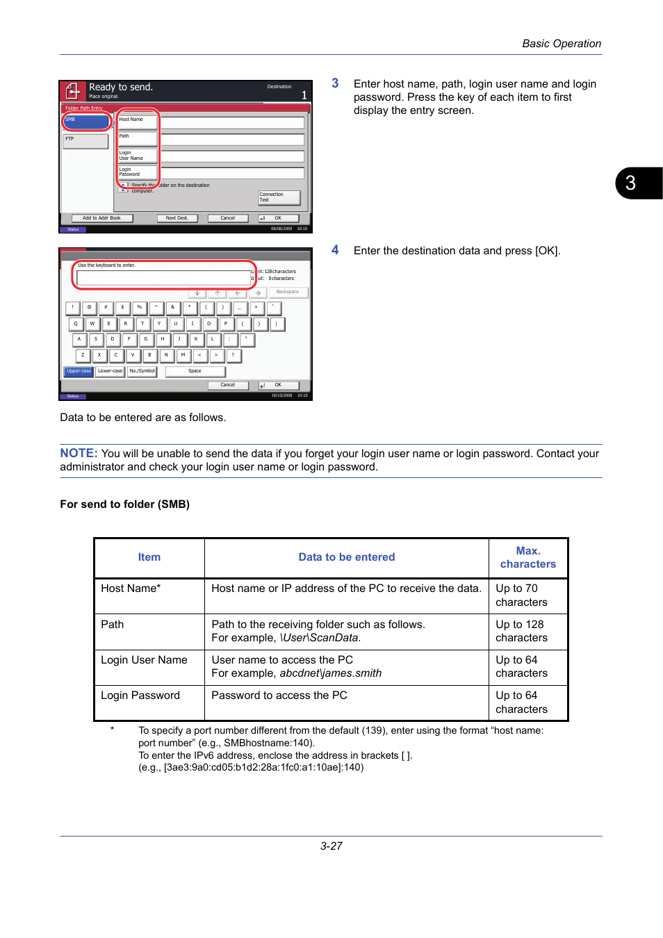 Basic operation 3-27, Ready to send | TA Triumph-Adler DCC 2725 User Manual | Page 99 / 436