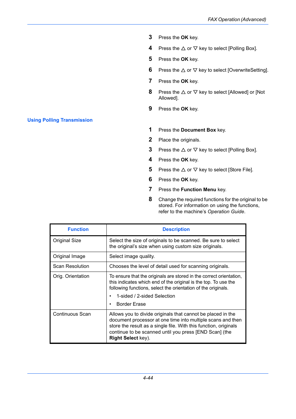 TA Triumph-Adler DCC 2726 User Manual | Page 103 / 204