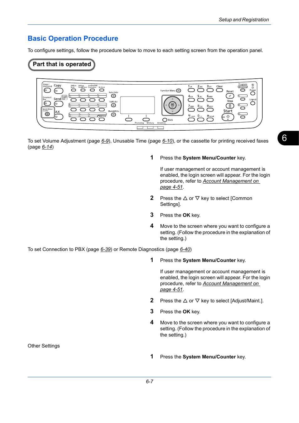 Basic operation procedure, Basic operation procedure -7 | TA Triumph-Adler DCC 2726 User Manual | Page 136 / 204