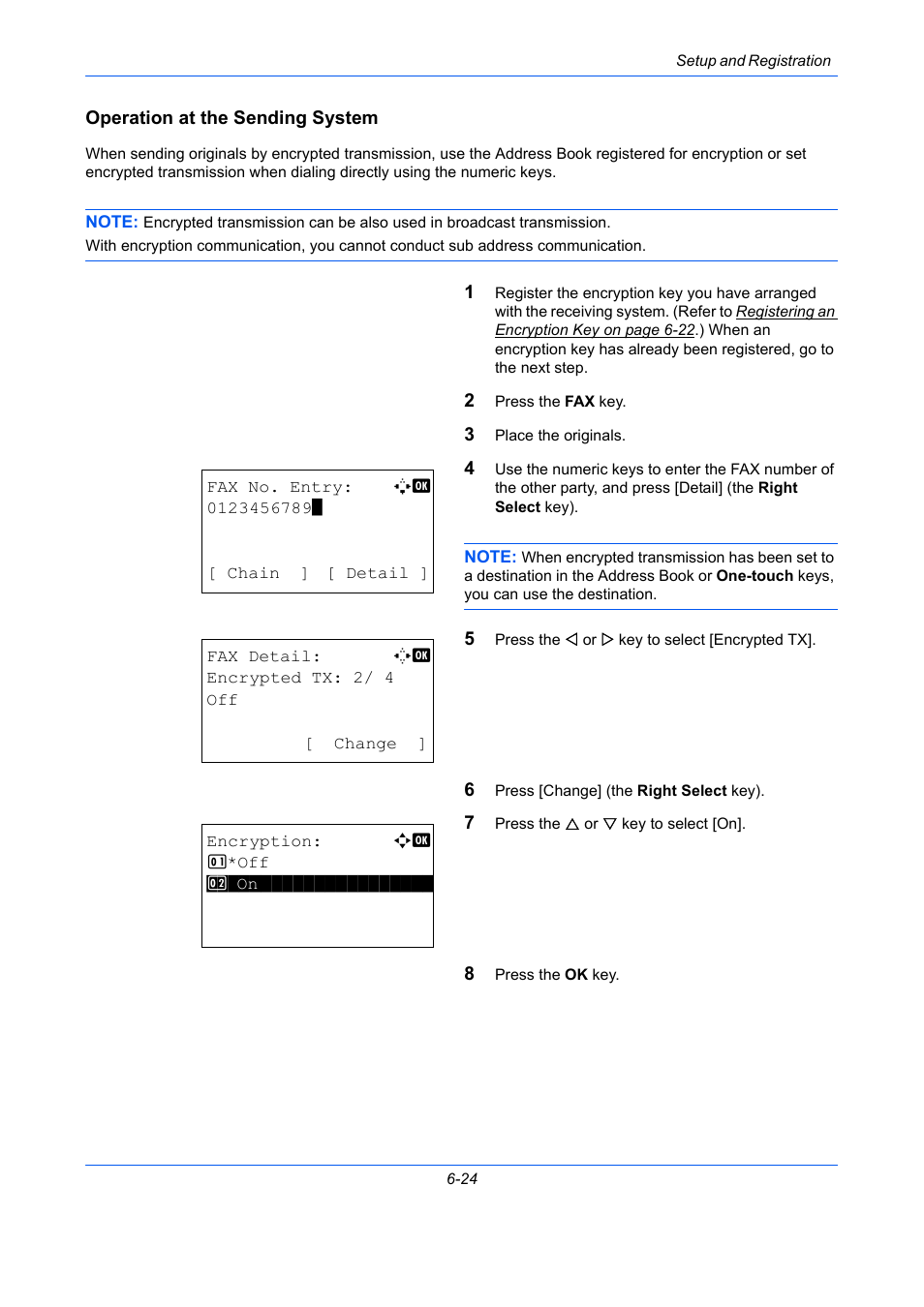 Operation at the sending system | TA Triumph-Adler DCC 2726 User Manual | Page 153 / 204
