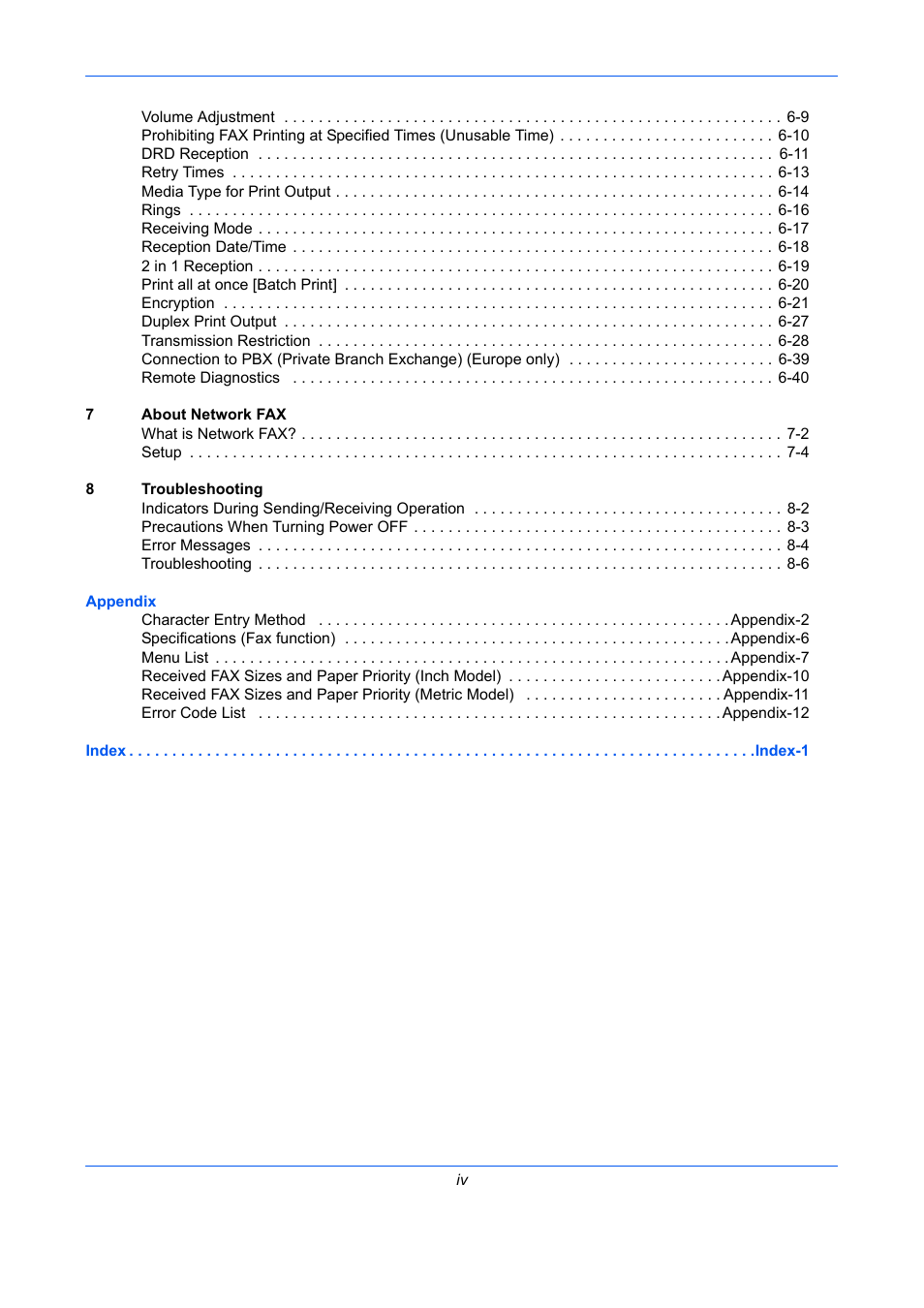 TA Triumph-Adler DCC 2726 User Manual | Page 7 / 204