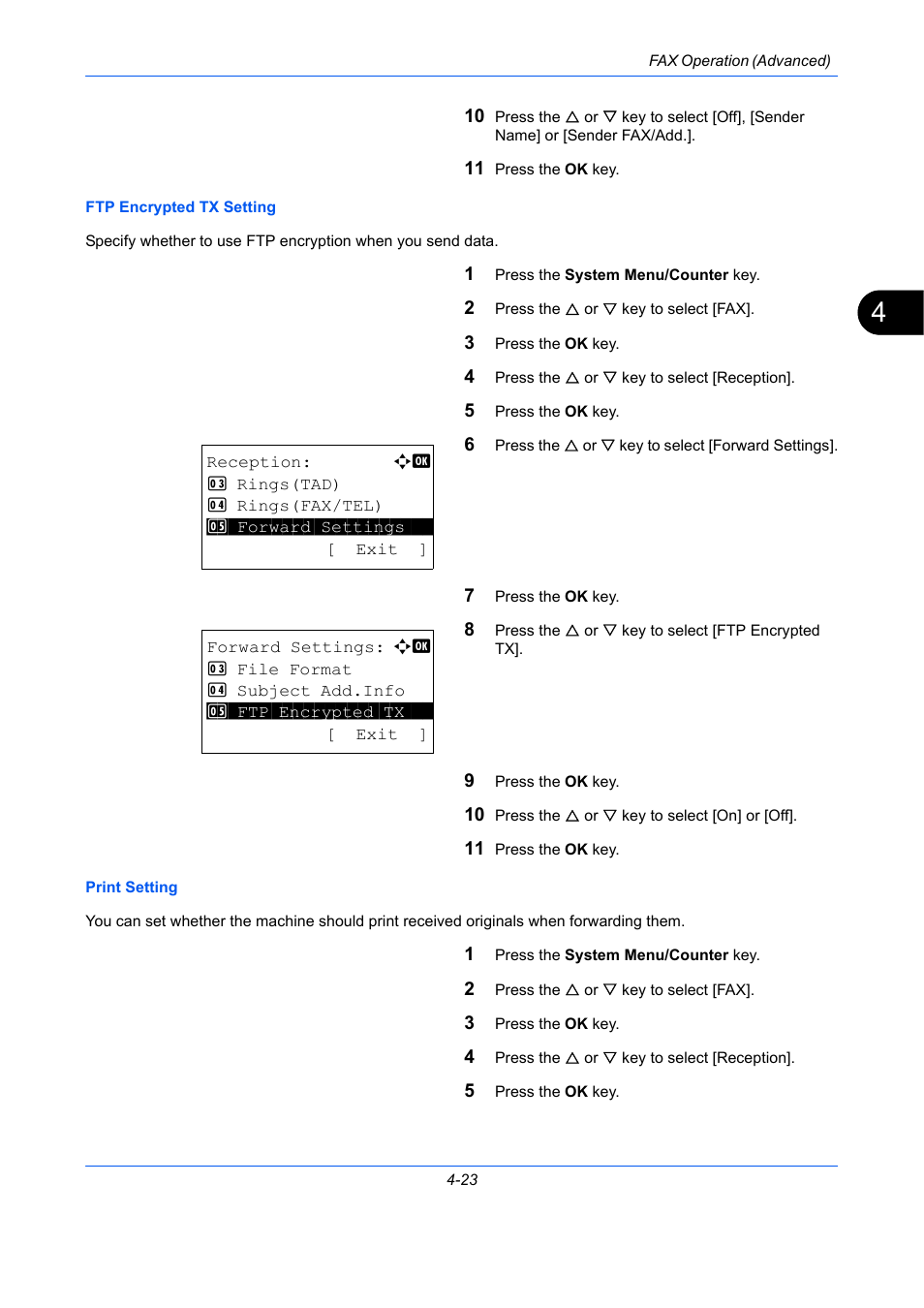 TA Triumph-Adler DCC 2726 User Manual | Page 82 / 204