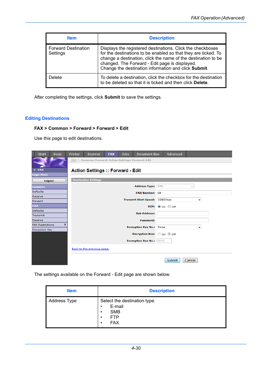 TA Triumph-Adler DCC 2726 User Manual | Page 89 / 204