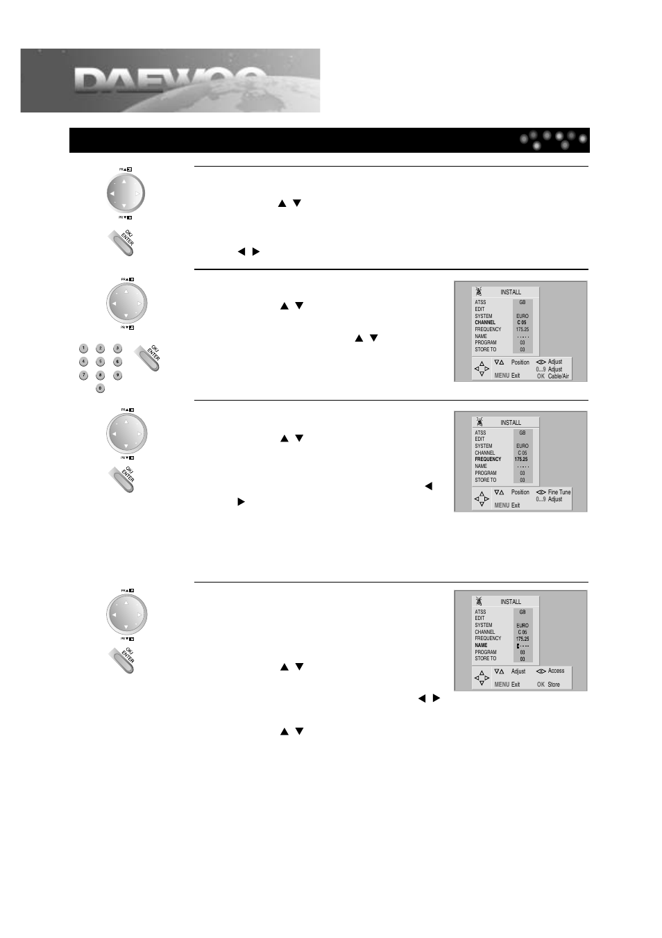 Daewoo DTD-14H9 User Manual | Page 20 / 44