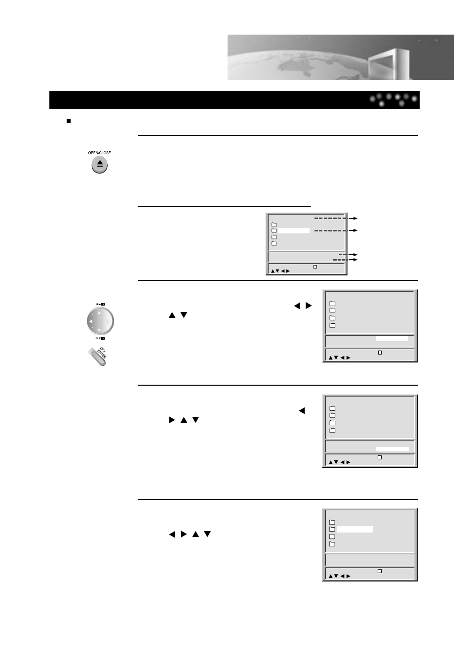 About mp3 and jpeg discs, Playing a disc containing mp3, jpeg files | Daewoo DTD-14H9 User Manual | Page 33 / 44