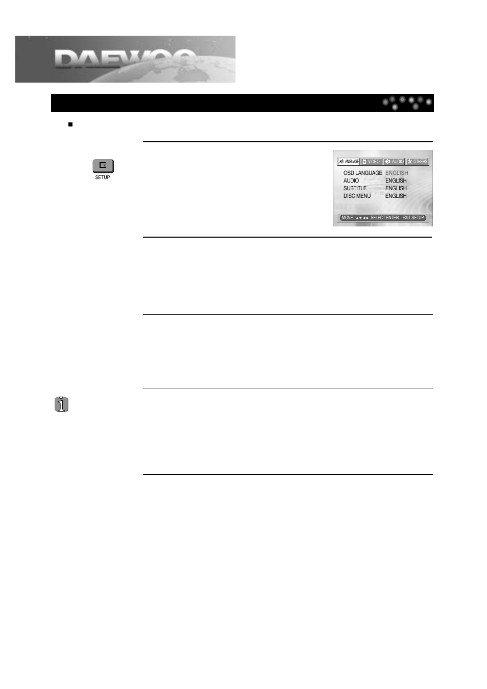 Daewoo DTD-14H9 User Manual | Page 36 / 44