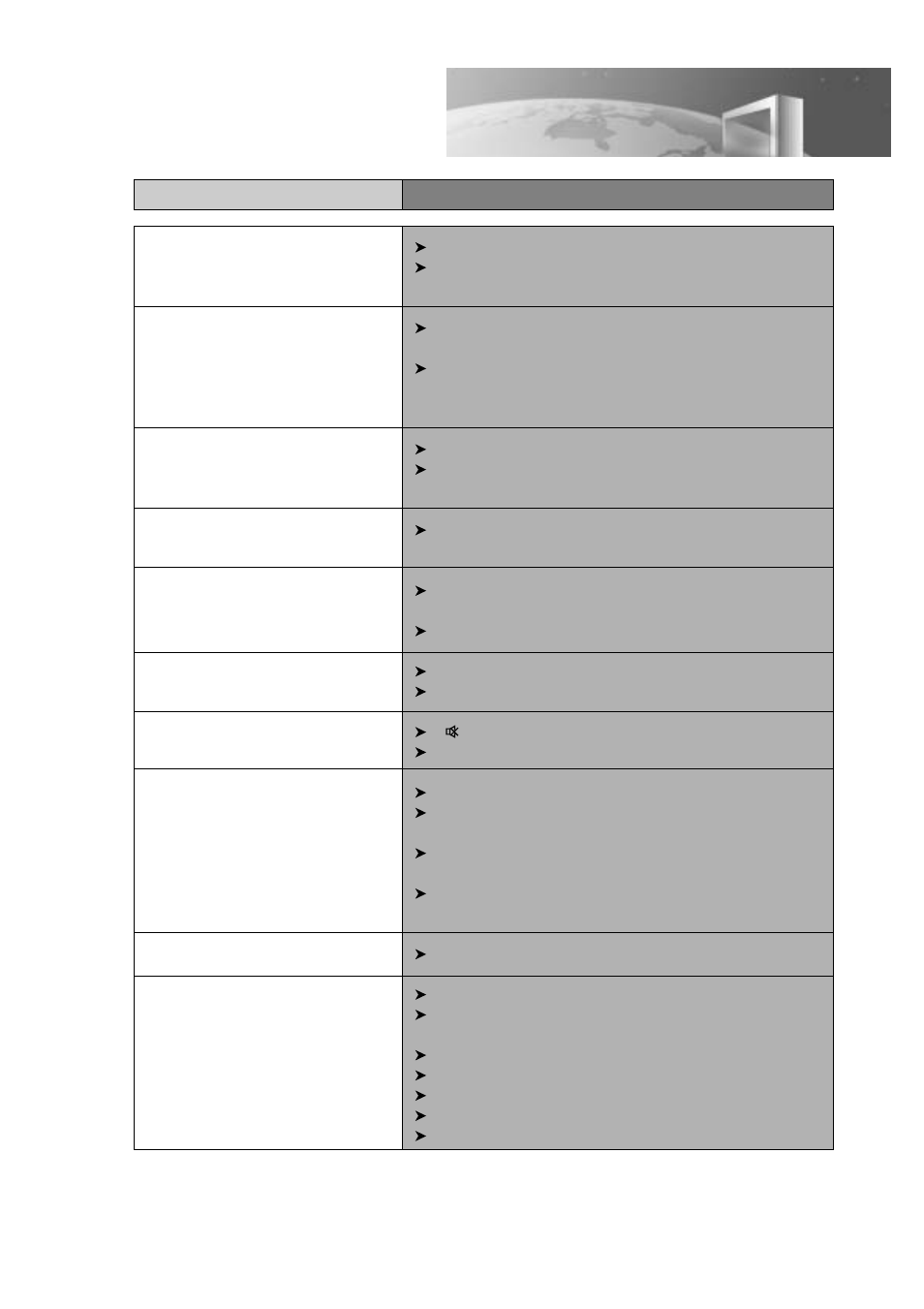 Before calling service personnel, Correction, Symptoms | Daewoo DTD-14H9 User Manual | Page 43 / 44