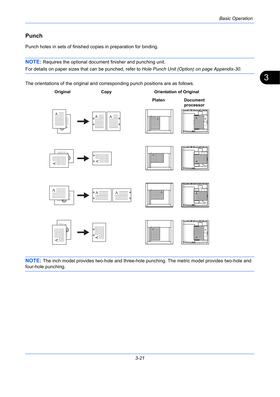 Punch | TA Triumph-Adler DCC 2930 User Manual | Page 115 / 588