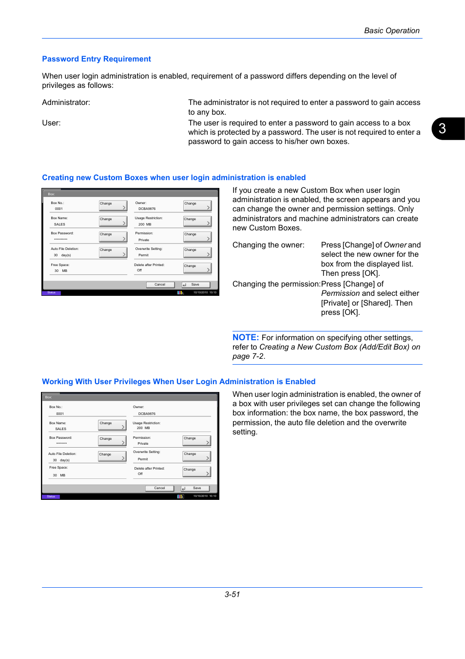 Basic operation 3-51 | TA Triumph-Adler DCC 2930 User Manual | Page 145 / 588