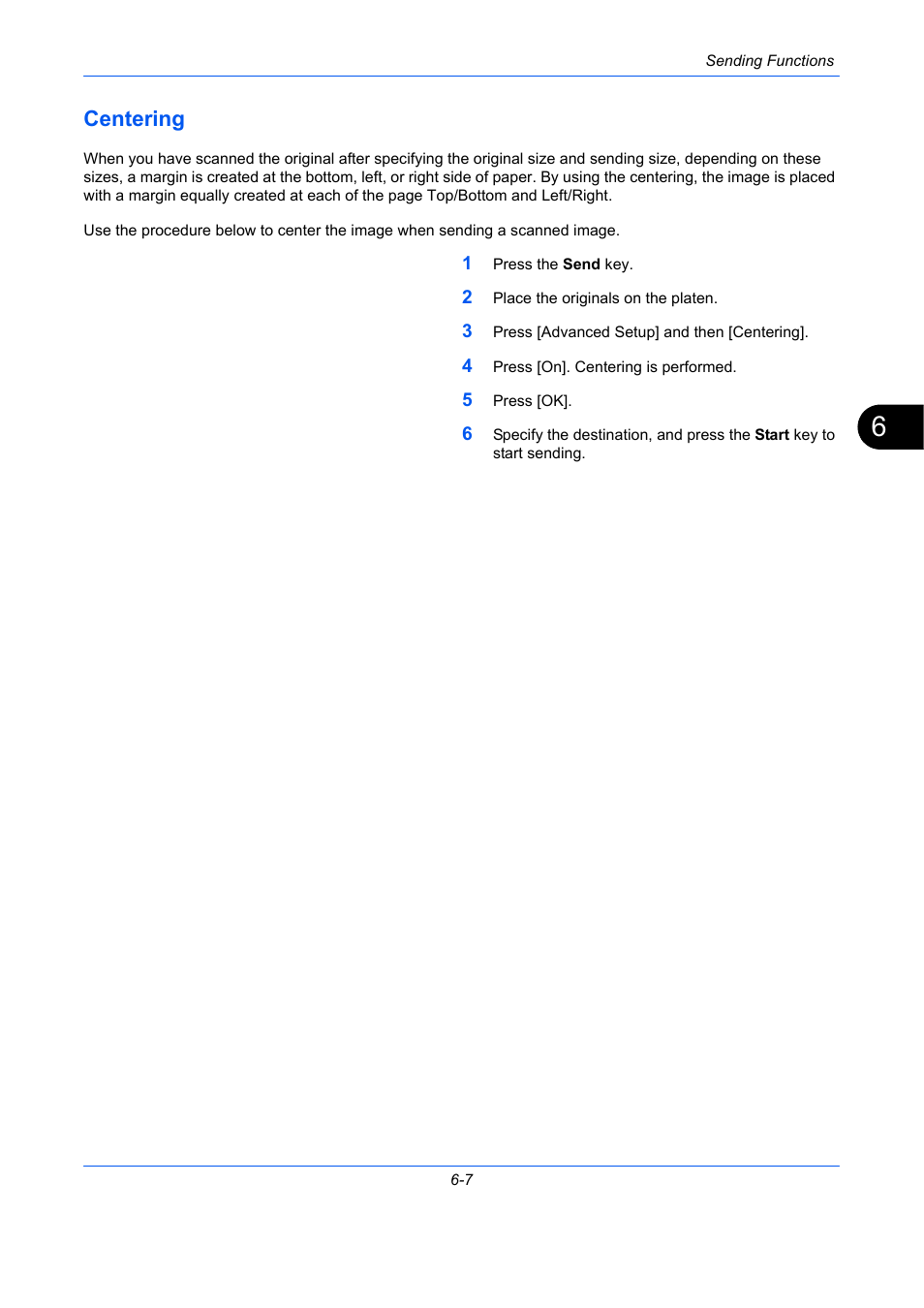 Centering, Centering -7, E 6-7) | Ge 6-7) | TA Triumph-Adler DCC 2930 User Manual | Page 227 / 588