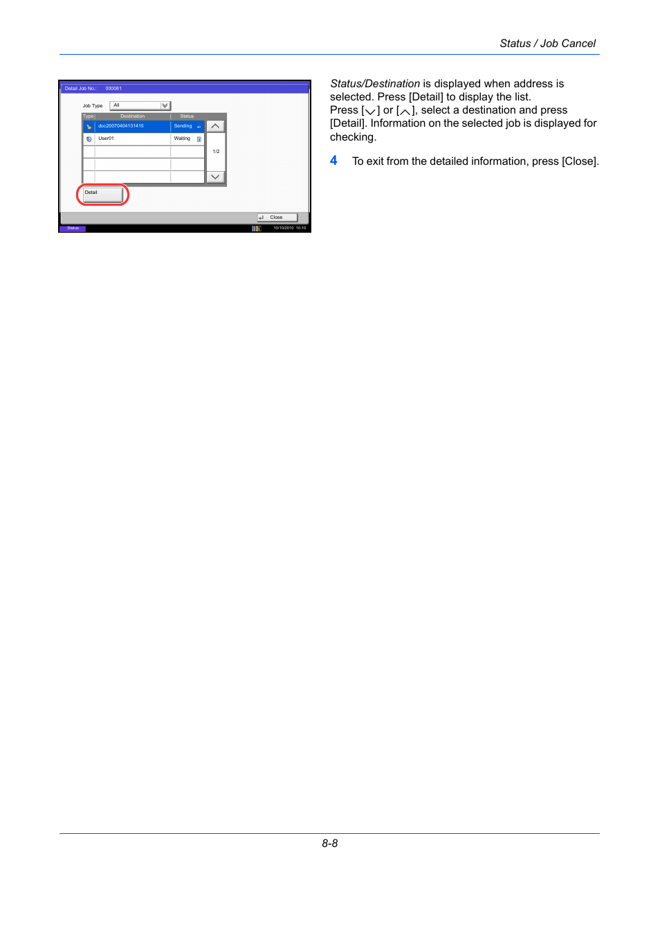 TA Triumph-Adler DCC 2930 User Manual | Page 298 / 588