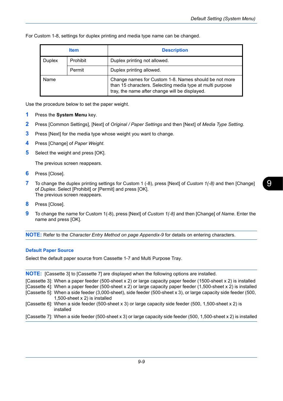 TA Triumph-Adler DCC 2930 User Manual | Page 315 / 588