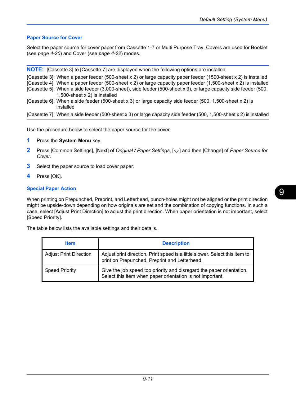 Ge 9-11) | TA Triumph-Adler DCC 2930 User Manual | Page 317 / 588