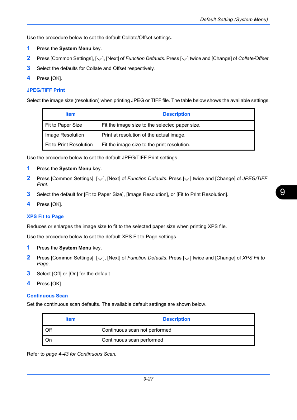 E 9-27, Age 9-27) | TA Triumph-Adler DCC 2930 User Manual | Page 333 / 588