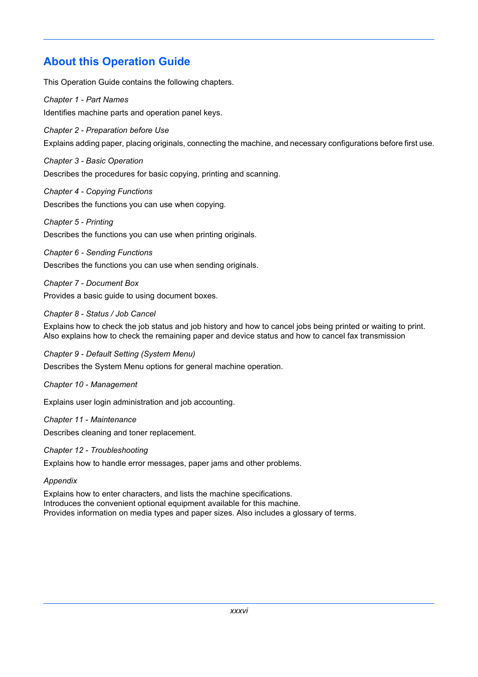 About this operation guide | TA Triumph-Adler DCC 2930 User Manual | Page 38 / 588