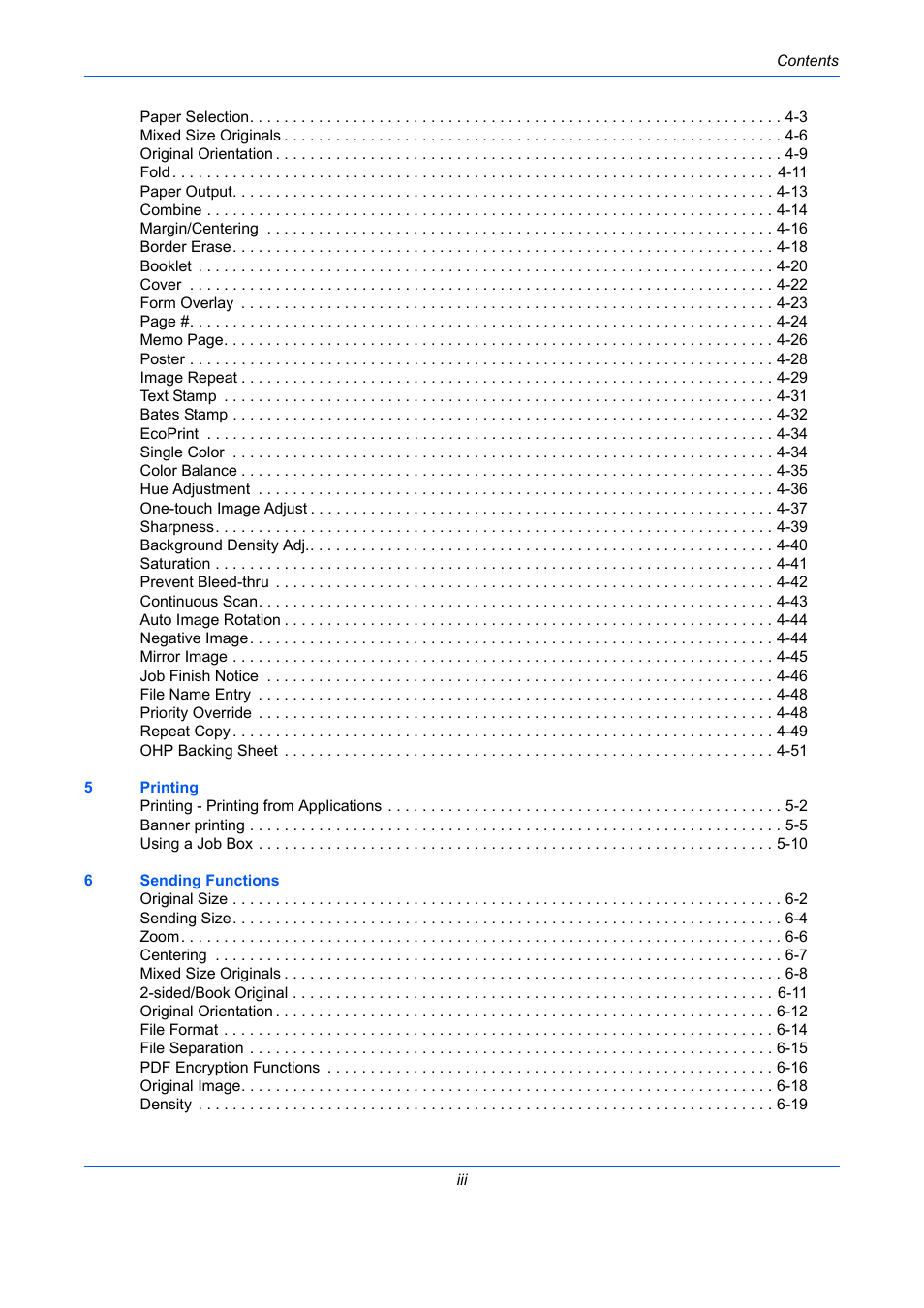 TA Triumph-Adler DCC 2930 User Manual | Page 5 / 588