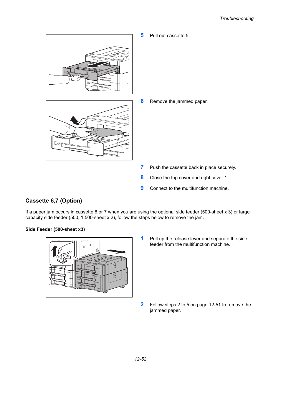 Cassette 6,7 (option) | TA Triumph-Adler DCC 2930 User Manual | Page 528 / 588