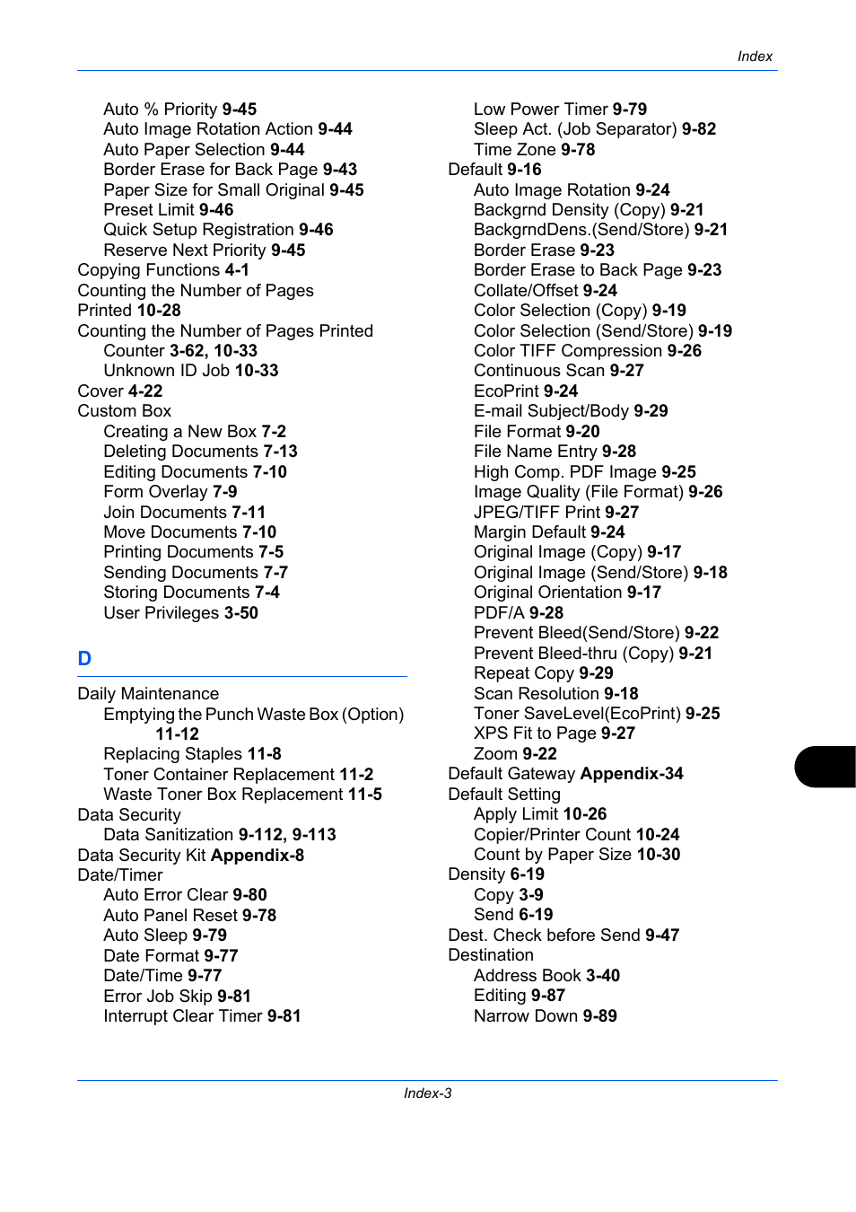 TA Triumph-Adler DCC 2930 User Manual | Page 577 / 588