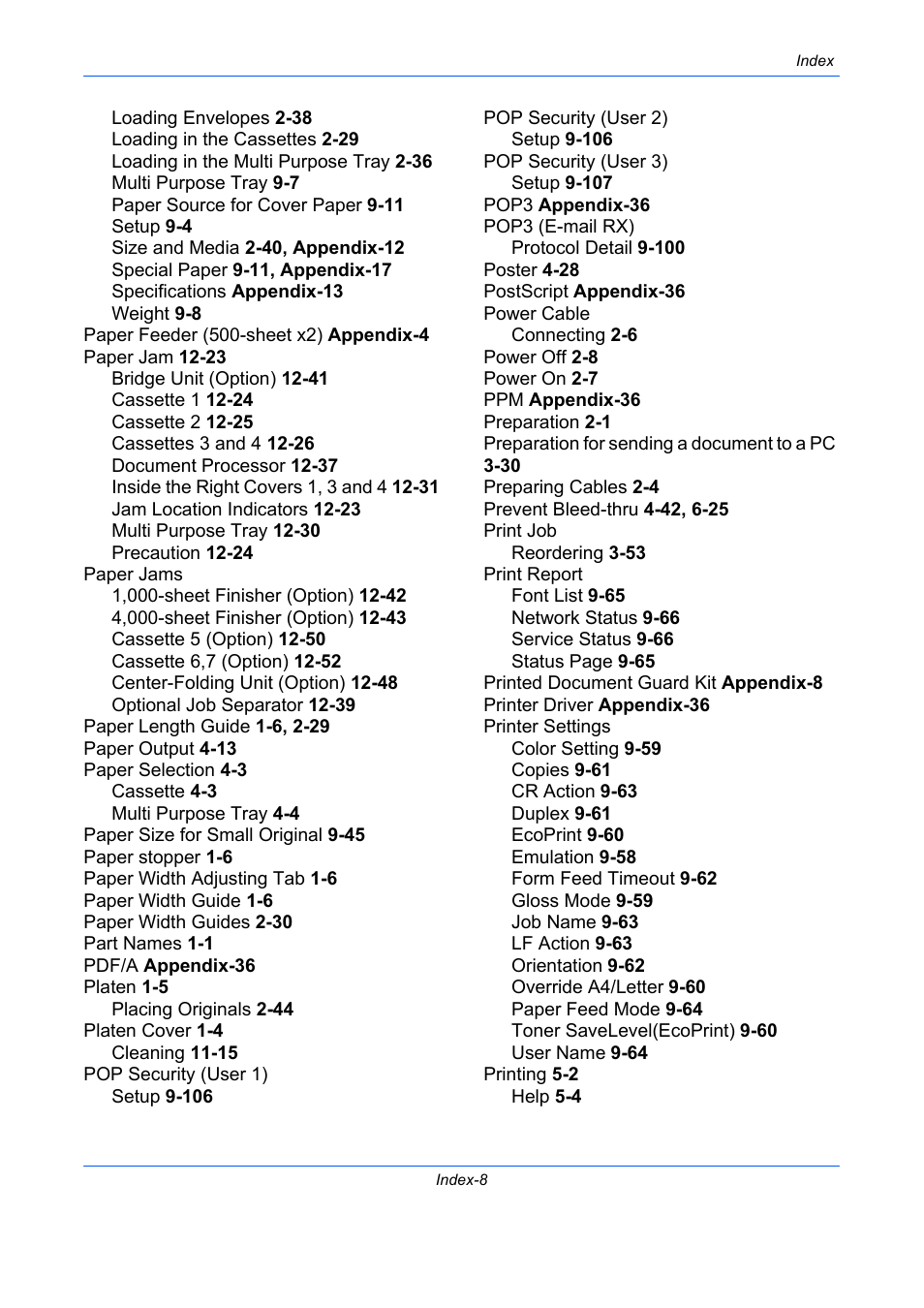 TA Triumph-Adler DCC 2930 User Manual | Page 582 / 588