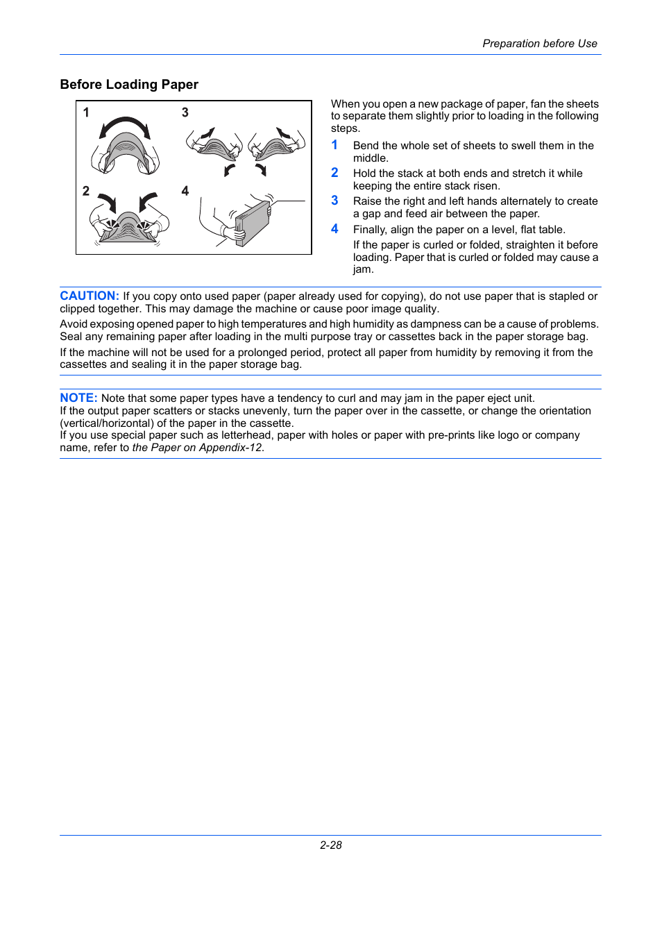 Before loading paper | TA Triumph-Adler DCC 2930 User Manual | Page 74 / 588