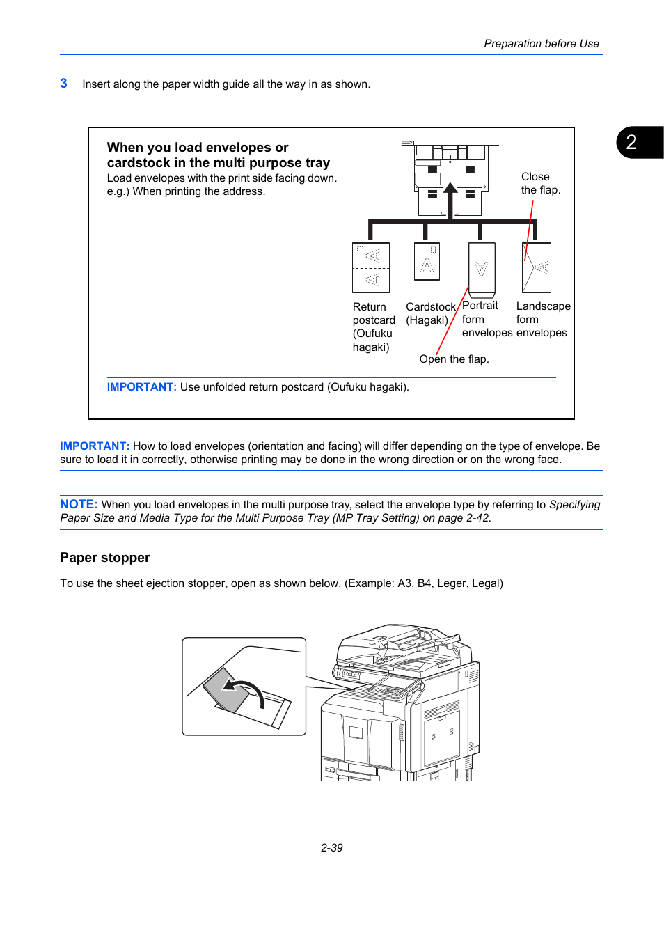Paper stopper | TA Triumph-Adler DCC 2930 User Manual | Page 85 / 588