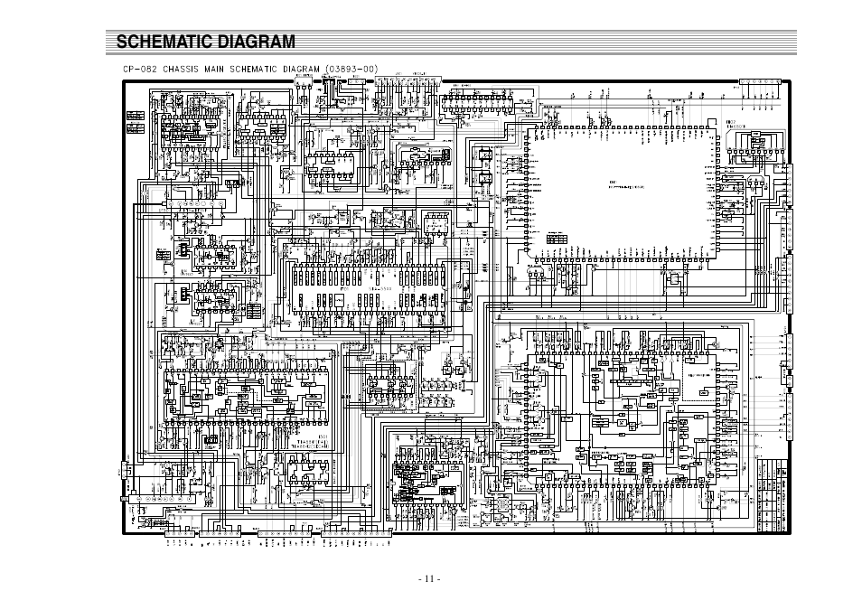 Schematic diagram | Daewoo K20H3 User Manual | Page 12 / 54