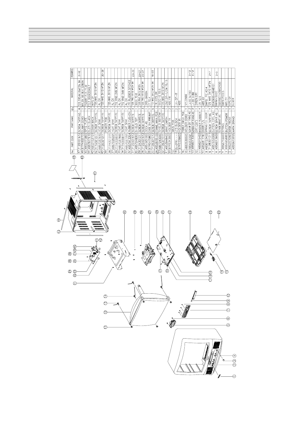 Daewoo K20H3 User Manual | Page 16 / 54