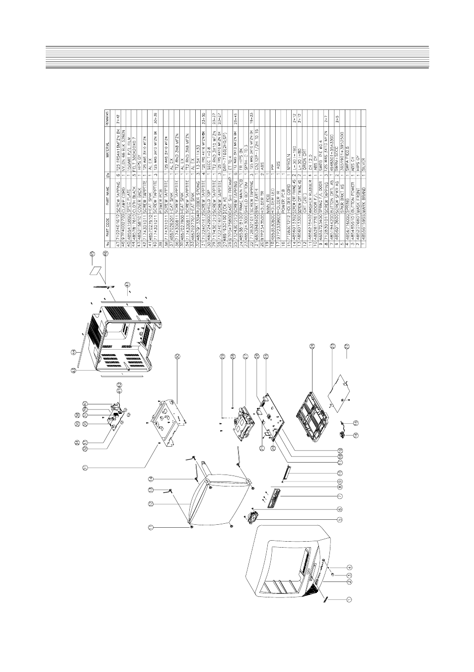 Daewoo K20H3 User Manual | Page 17 / 54