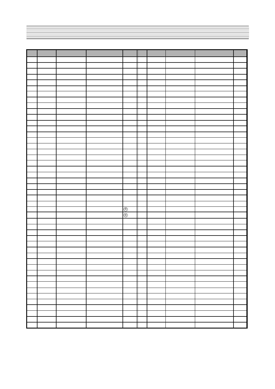 Service parts list | Daewoo K20H3 User Manual | Page 22 / 54