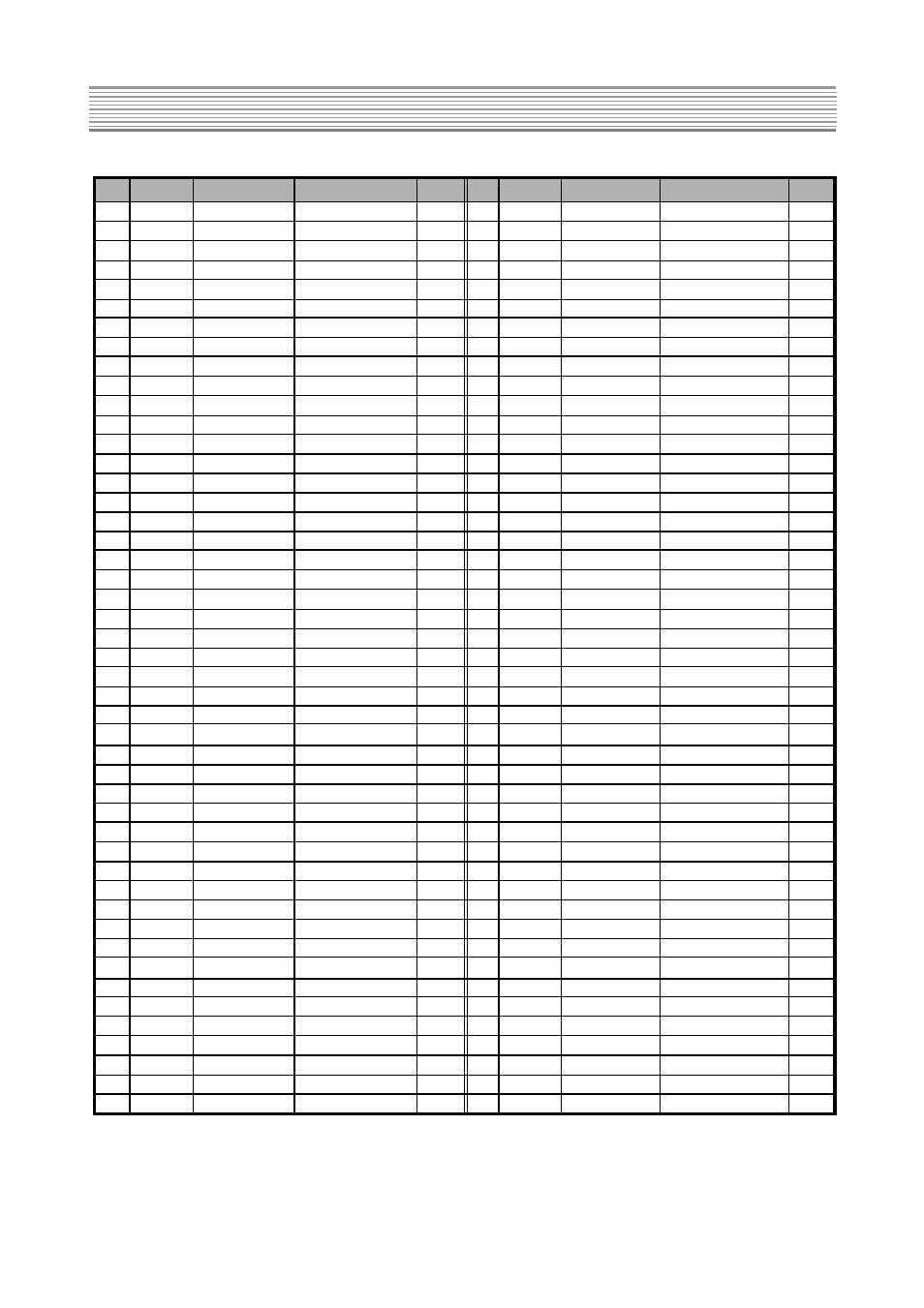 Service parts list | Daewoo K20H3 User Manual | Page 26 / 54