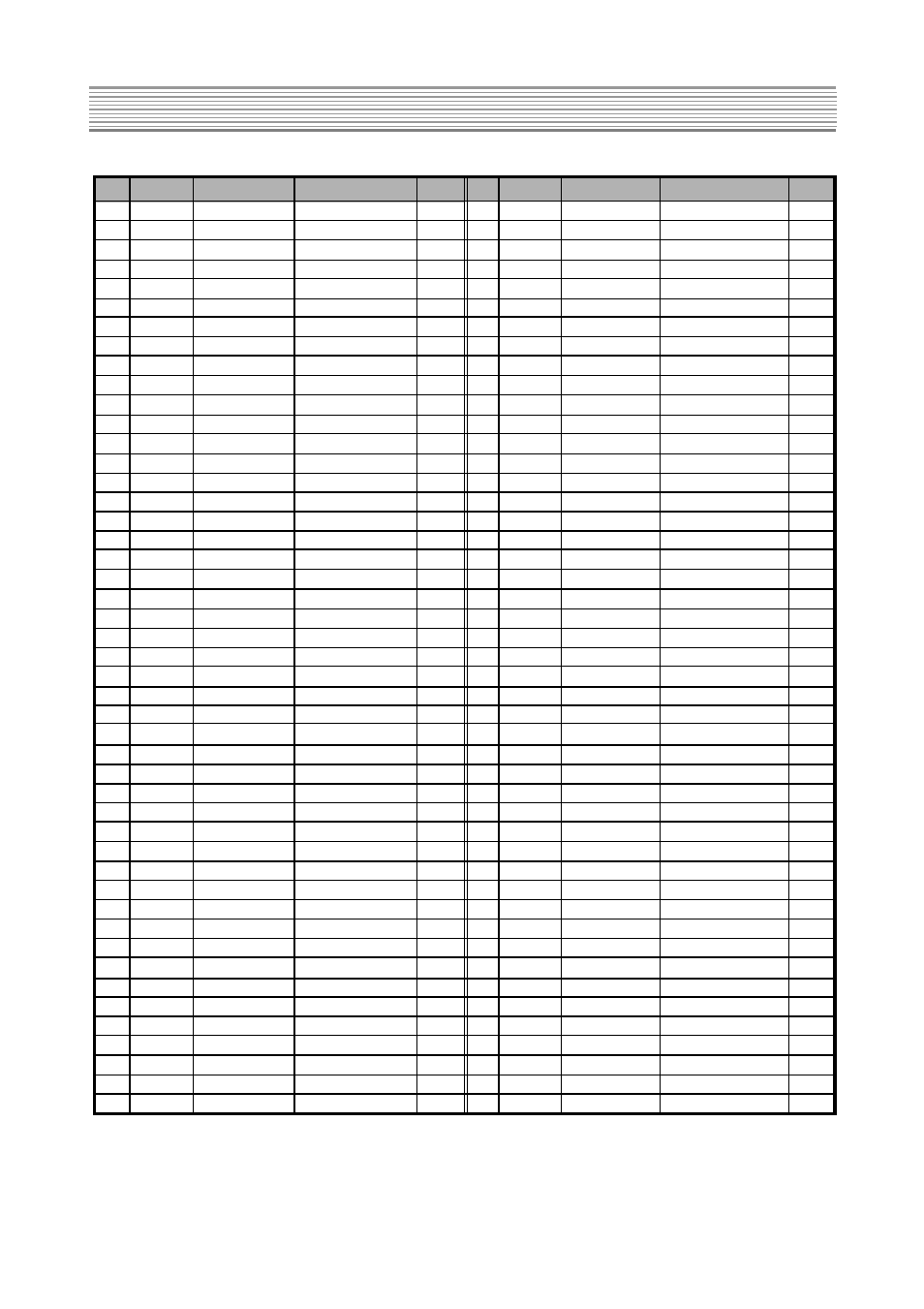 Service parts list | Daewoo K20H3 User Manual | Page 32 / 54