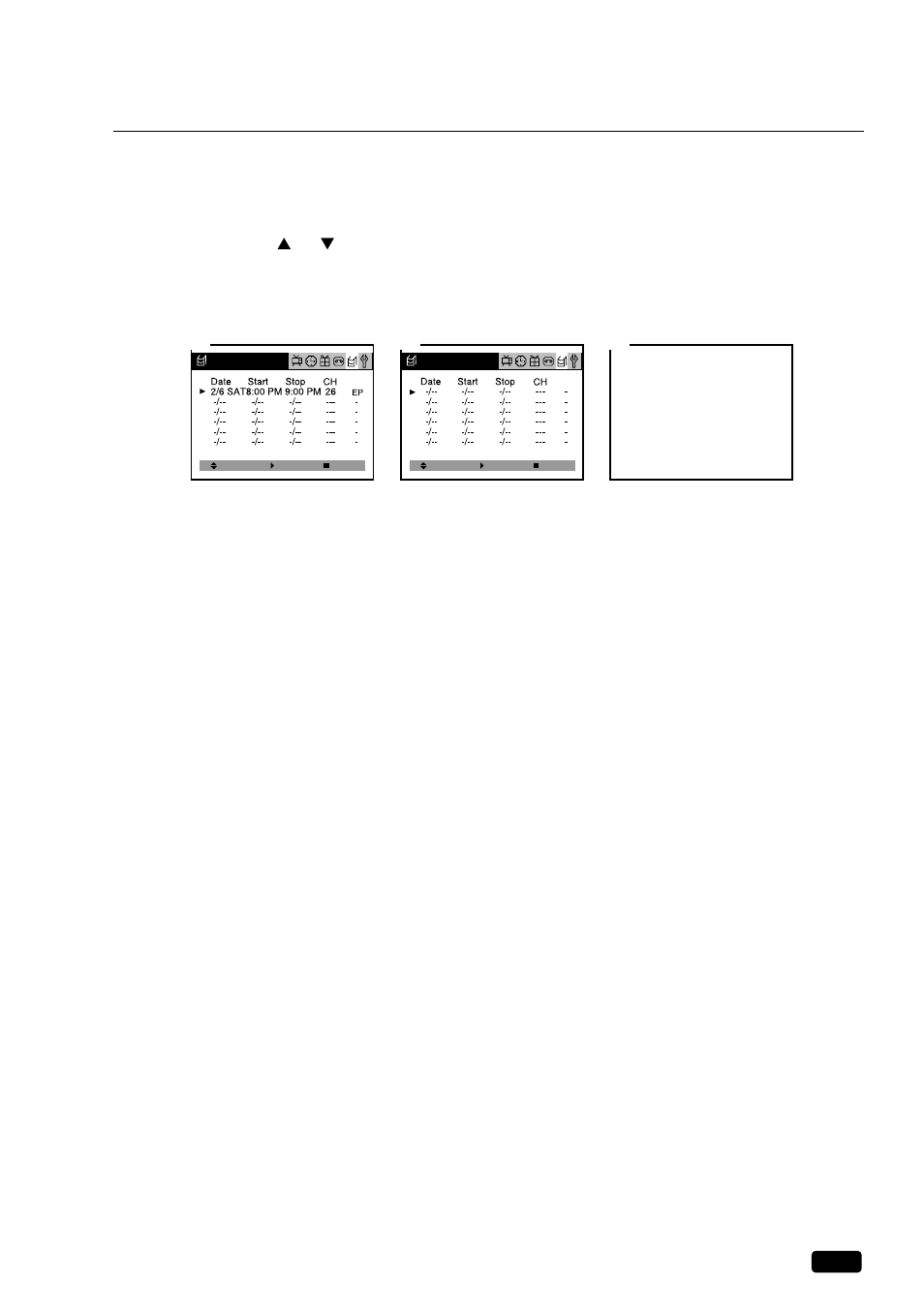 Canceling the program record settings | Daewoo DVQ 9H1FC User Manual | Page 42 / 50