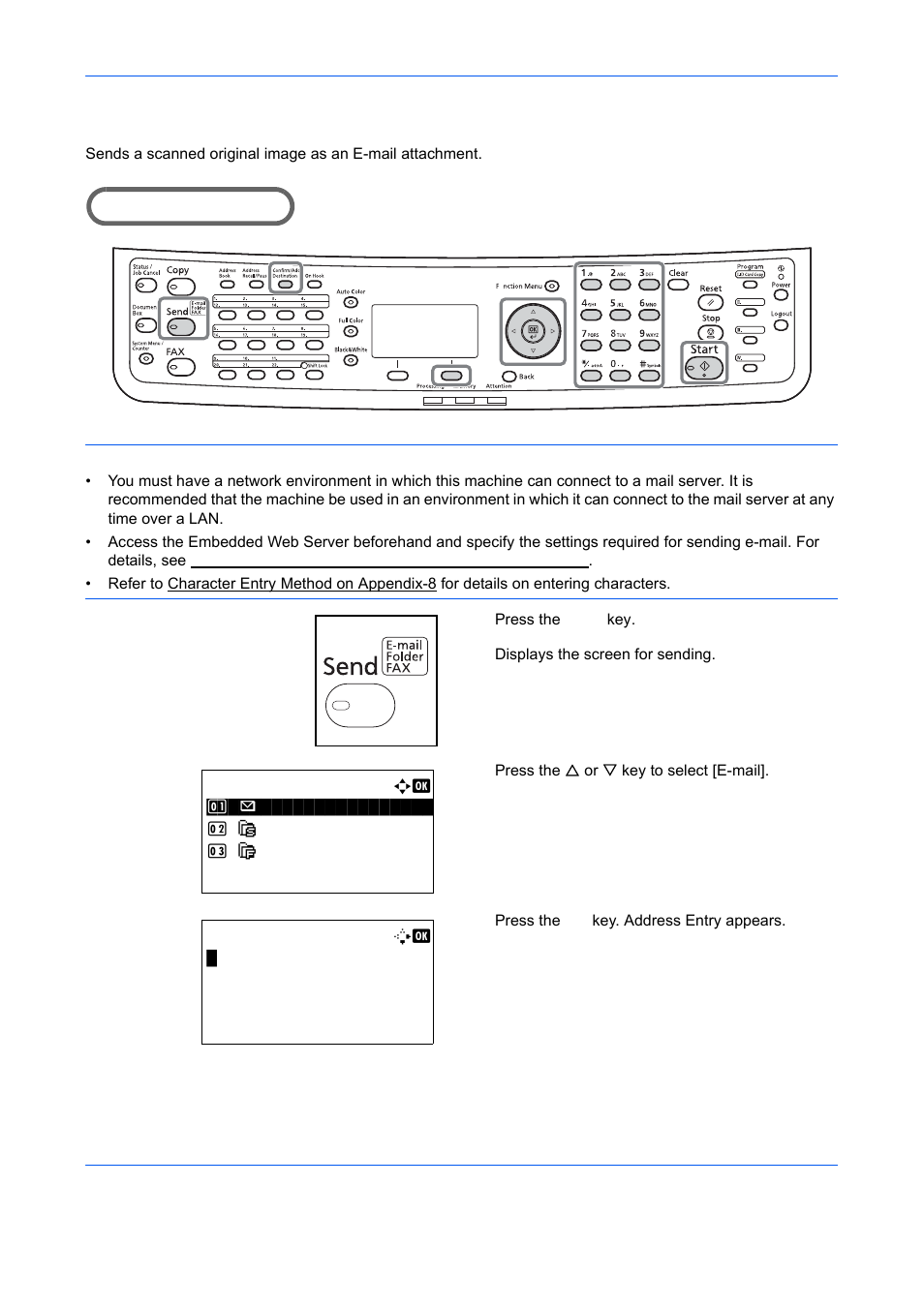 Send as e-mail | TA Triumph-Adler DCC 6526L User Manual | Page 127 / 526