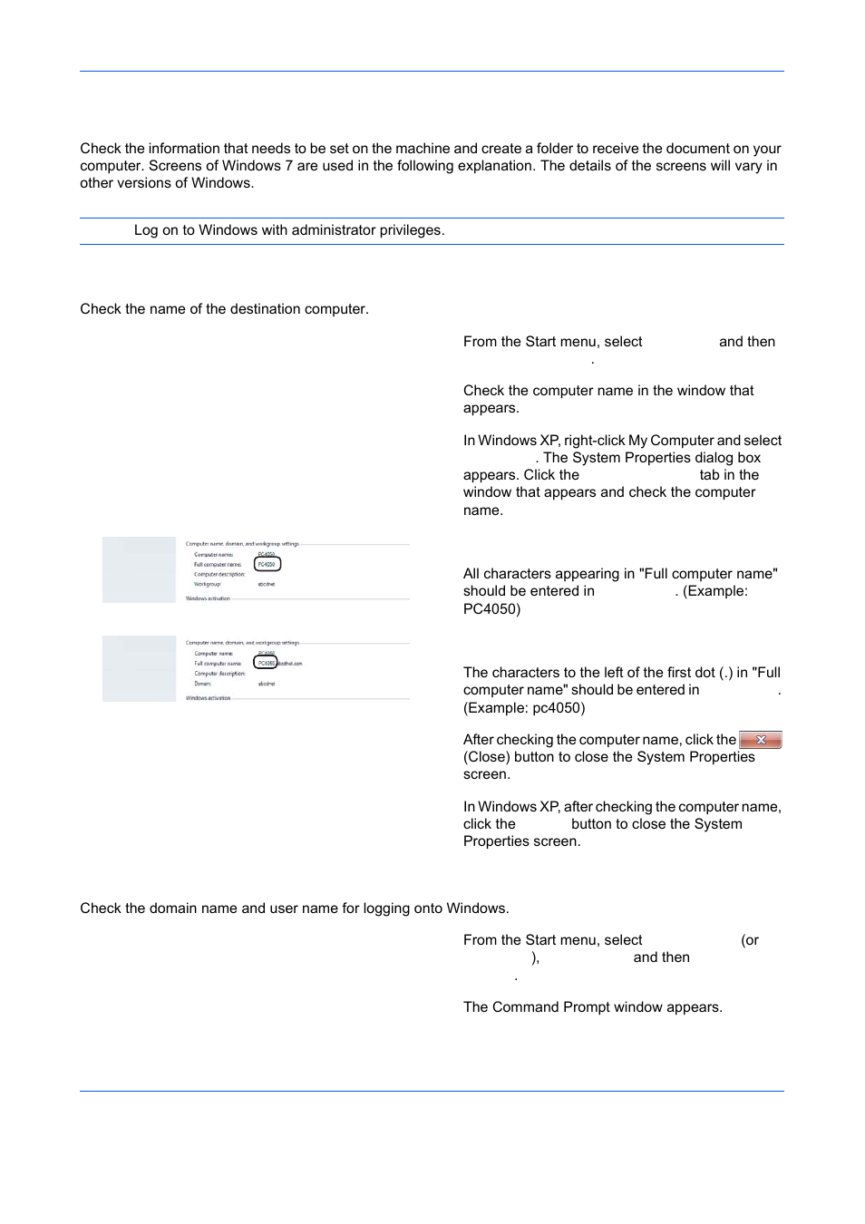 Preparation for sending a document to a pc, Preparation for sending a document to a pc -32 | TA Triumph-Adler DCC 6526L User Manual | Page 133 / 526