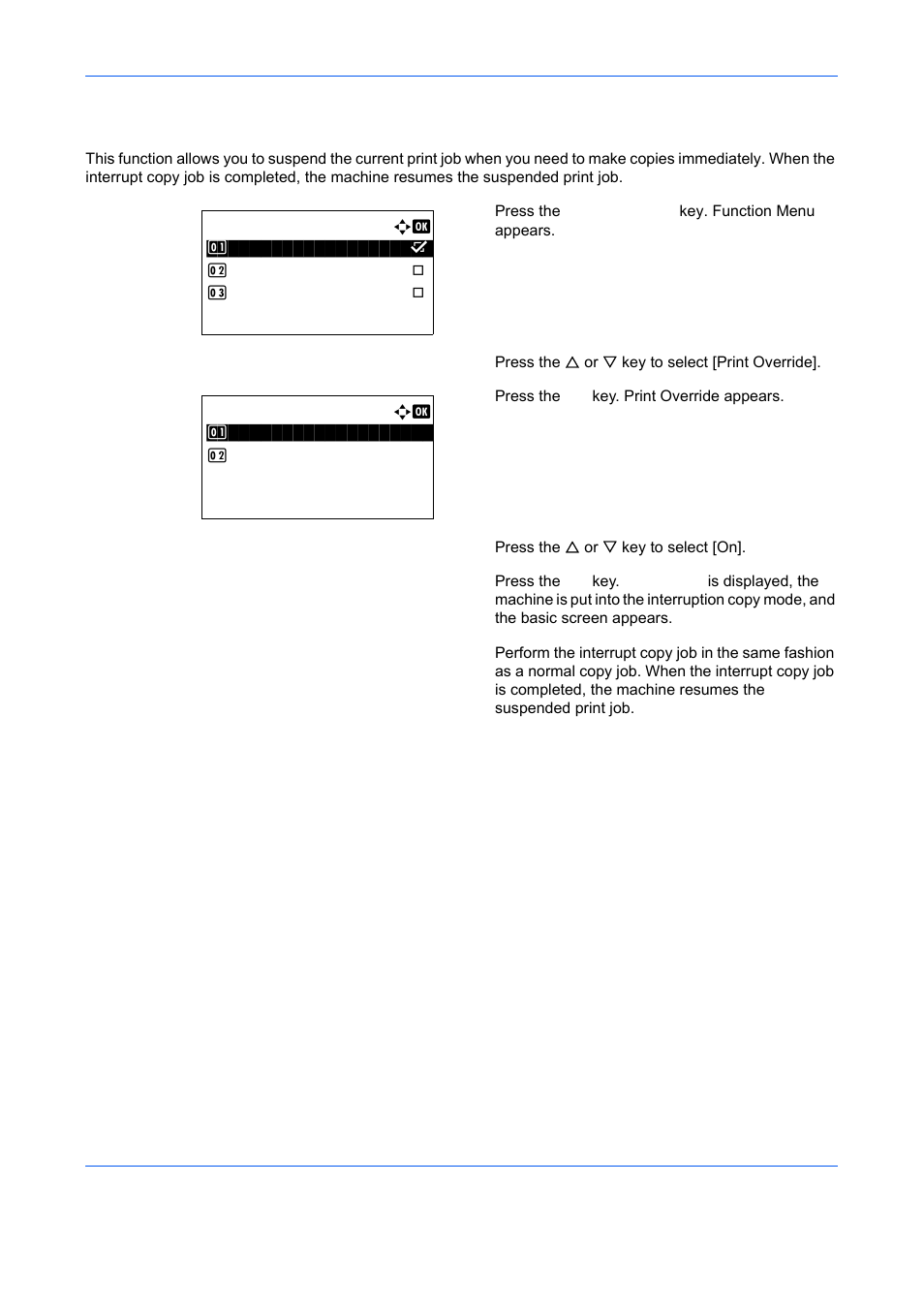 Print override, Print override -18, Ge 4-18 | TA Triumph-Adler DCC 6526L User Manual | Page 171 / 526