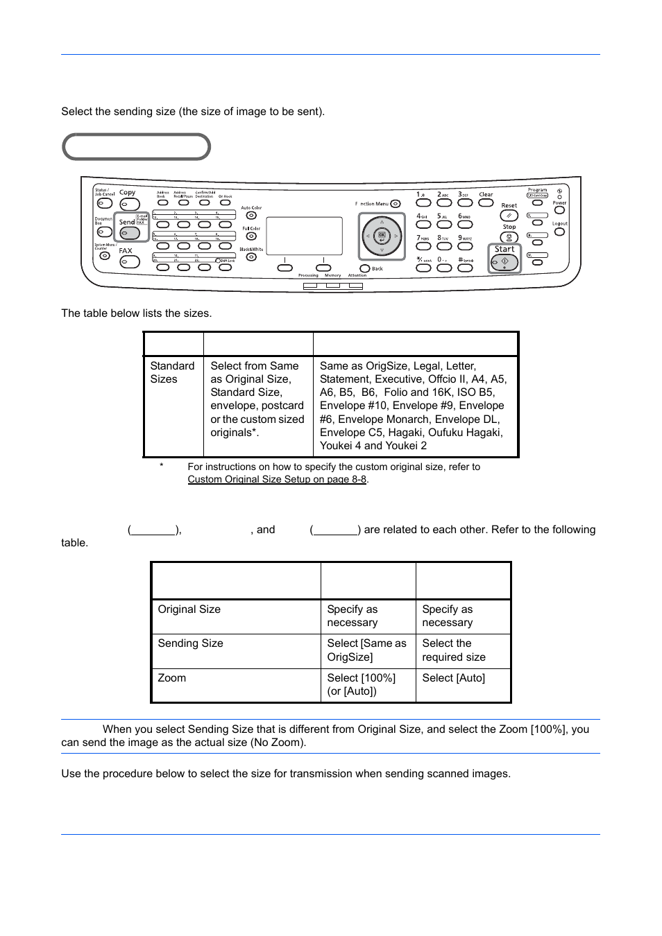 Sending size, Sending size -4, Ge 5-4) | Part that is operated | TA Triumph-Adler DCC 6526L User Manual | Page 183 / 526