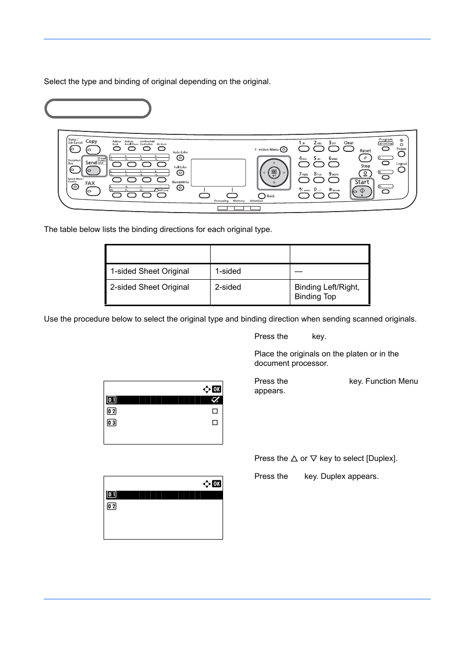 Duplex sending, Duplex sending -8 | TA Triumph-Adler DCC 6526L User Manual | Page 187 / 526