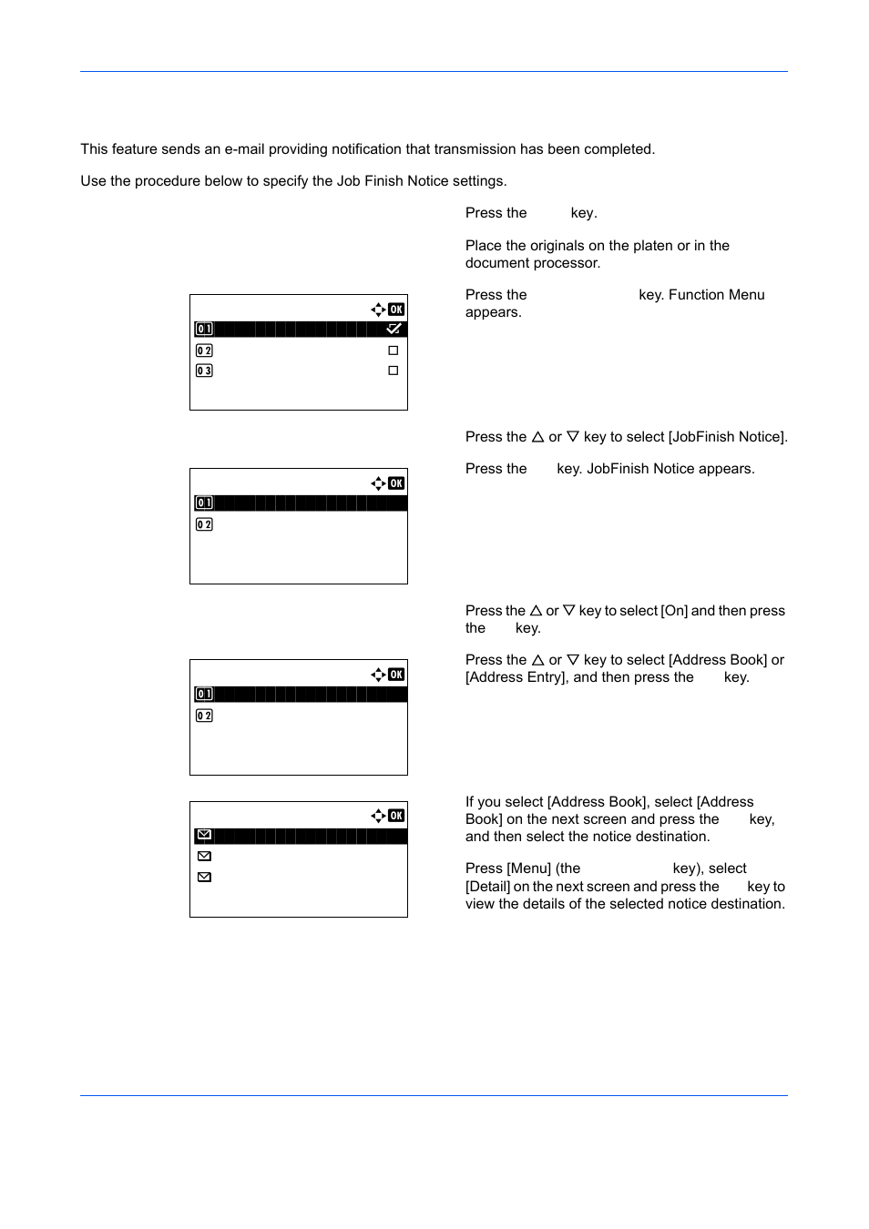 Job finish notice, Job finish notice -28 | TA Triumph-Adler DCC 6526L User Manual | Page 207 / 526