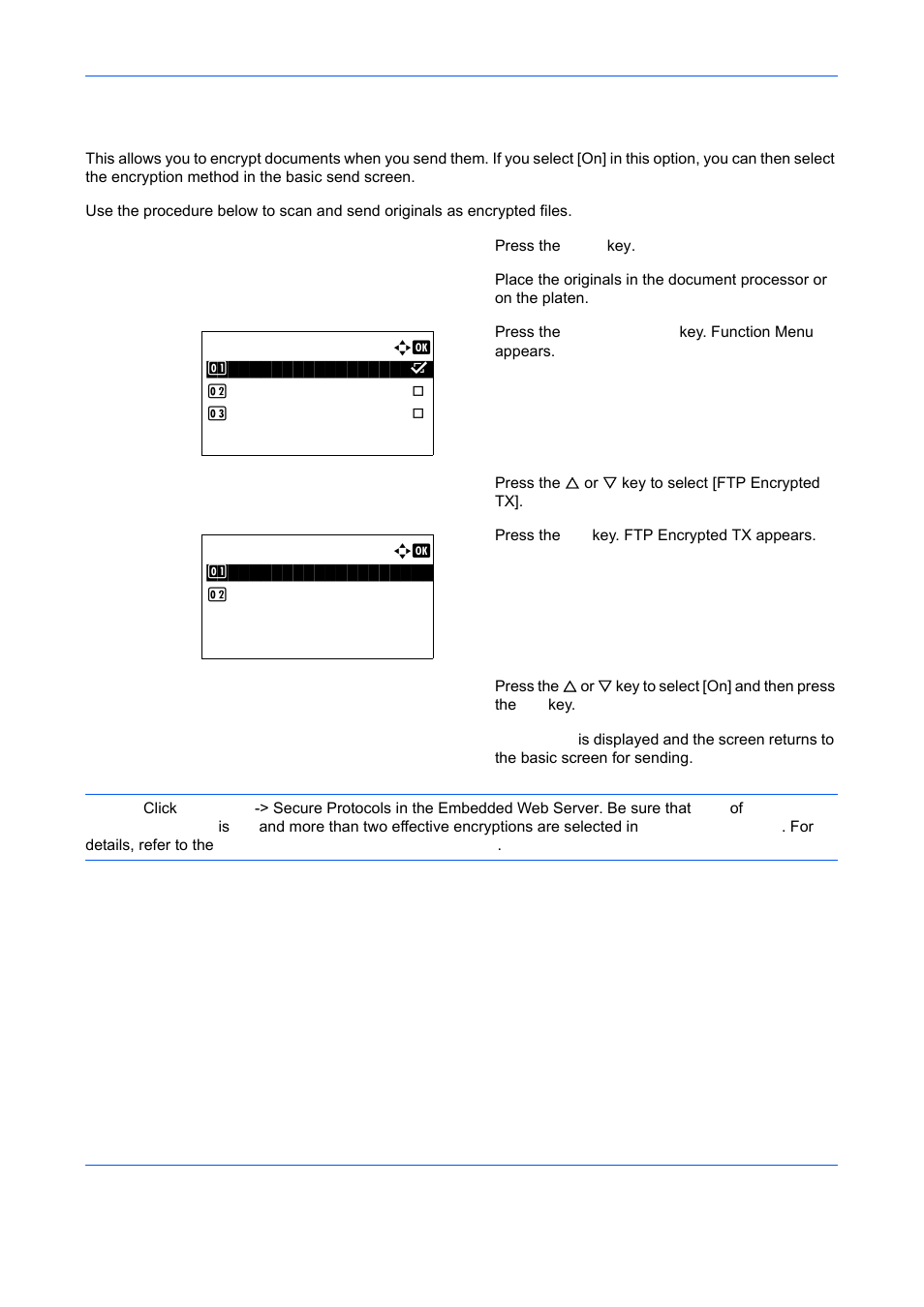 Ftp encrypted tx, Ftp encrypted tx -30 | TA Triumph-Adler DCC 6526L User Manual | Page 209 / 526